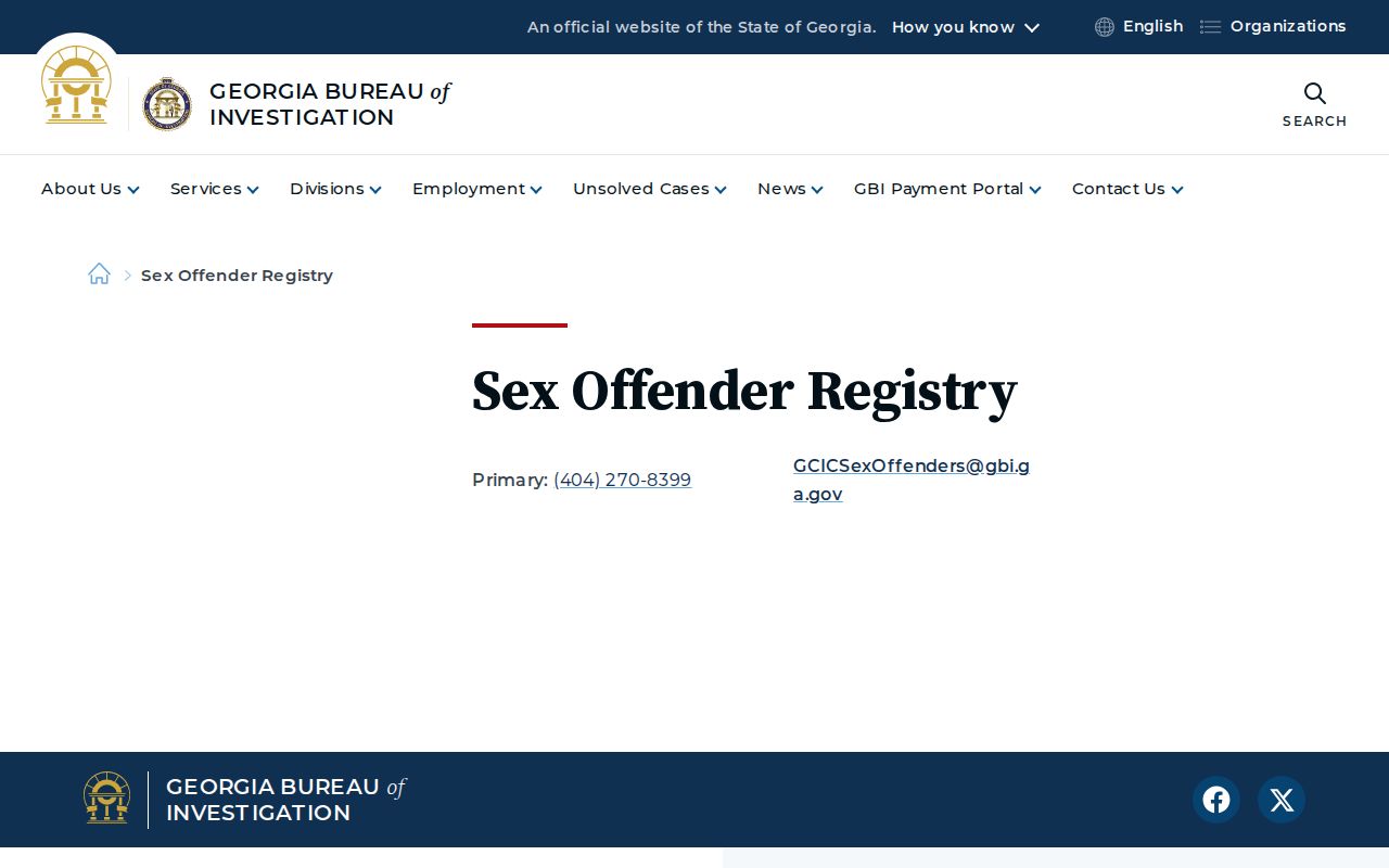 Georgia resident lookup boundary shown by the GBI registry search and public data description